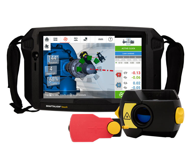 SHAFTALIGN touch ชุดเช่า ชุด SHAFTALIGN touch เครื่องตั้งศูนย์เพลาเลเซอร์ PRUFTECHNIK