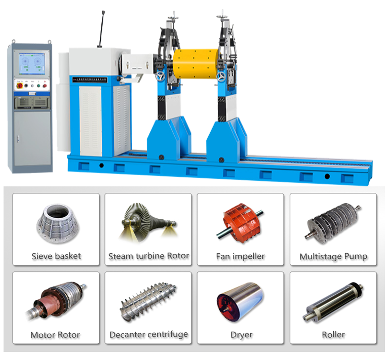 เครื่องบาลานซ์แนวนอน PHW Series — JP Dynamic End Drive Balancing Machine เครื่องบาลานซ์แนวนอน PHW Series JP Dynamic ระบบ End Drive รองรับชิ้นงานสูงสุด 30,000 กก.