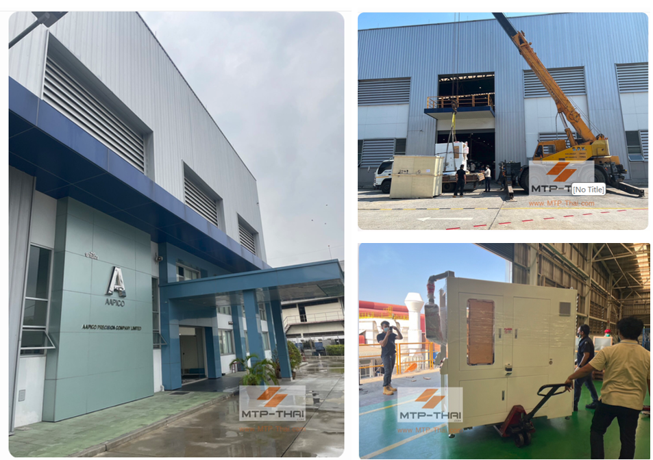 ส่งเครื่องบาลานซ์-automatic-ลูกค้า-อาปิโก-พรีซิชั่น ติดตั้งเครื่องบาลานซ์อัตโนมัติ A1LZ2 ที่บริษัท อาปิโก พรีซิชั่น จำกัด