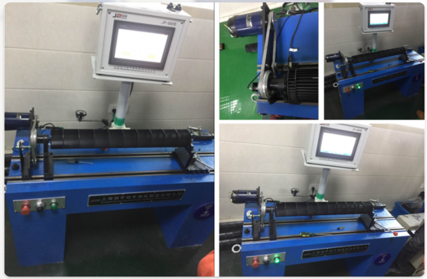 เครื่องบาลานซ์ใบพัดแอร์ PHG-5D เครื่องบาลานซ์ใบพัดแอร์ PHG-5D พร้อมจอควบคุม แสดงผลค่าความไม่สมดุล