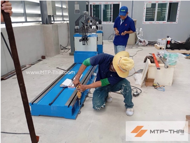 ติดตั้งแท่นเครื่องบาลานซ์ 2 ตัน ช่าง MTP-Thai ติดตั้งแท่นเครื่องบาลานซ์แนวนอน 2 ตัน ที่บริษัท ปิยกิจ วิศวกรรม ปทุมธานี