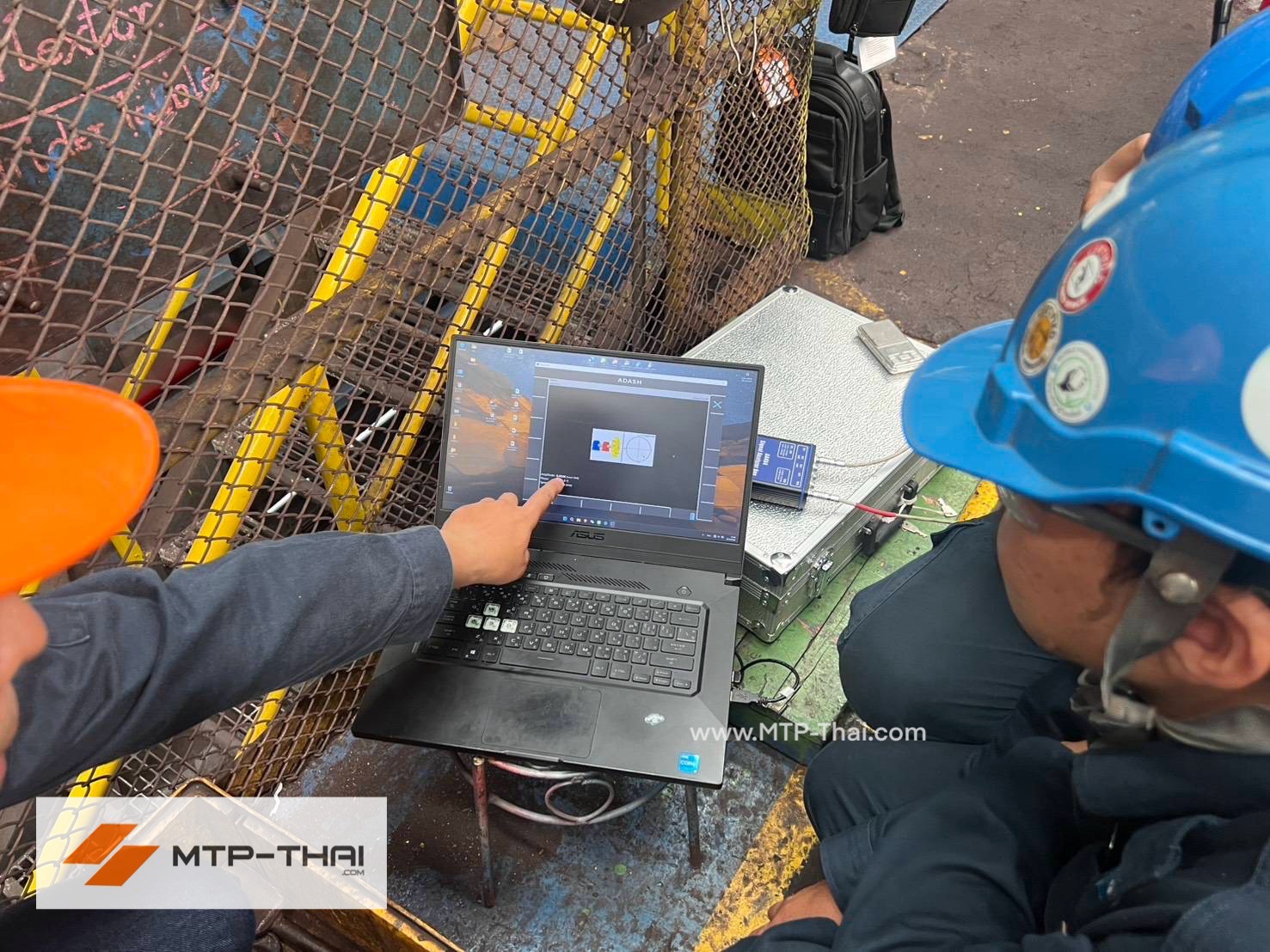 รับบาลานซ์หน้างาน Field Balancing โดยวิศวกรมืออาชีพ-mtp-thai-4 วิศวกร MTP-Thai ปฏิบัติงาน Field Balancing หน้างานลูกค้า