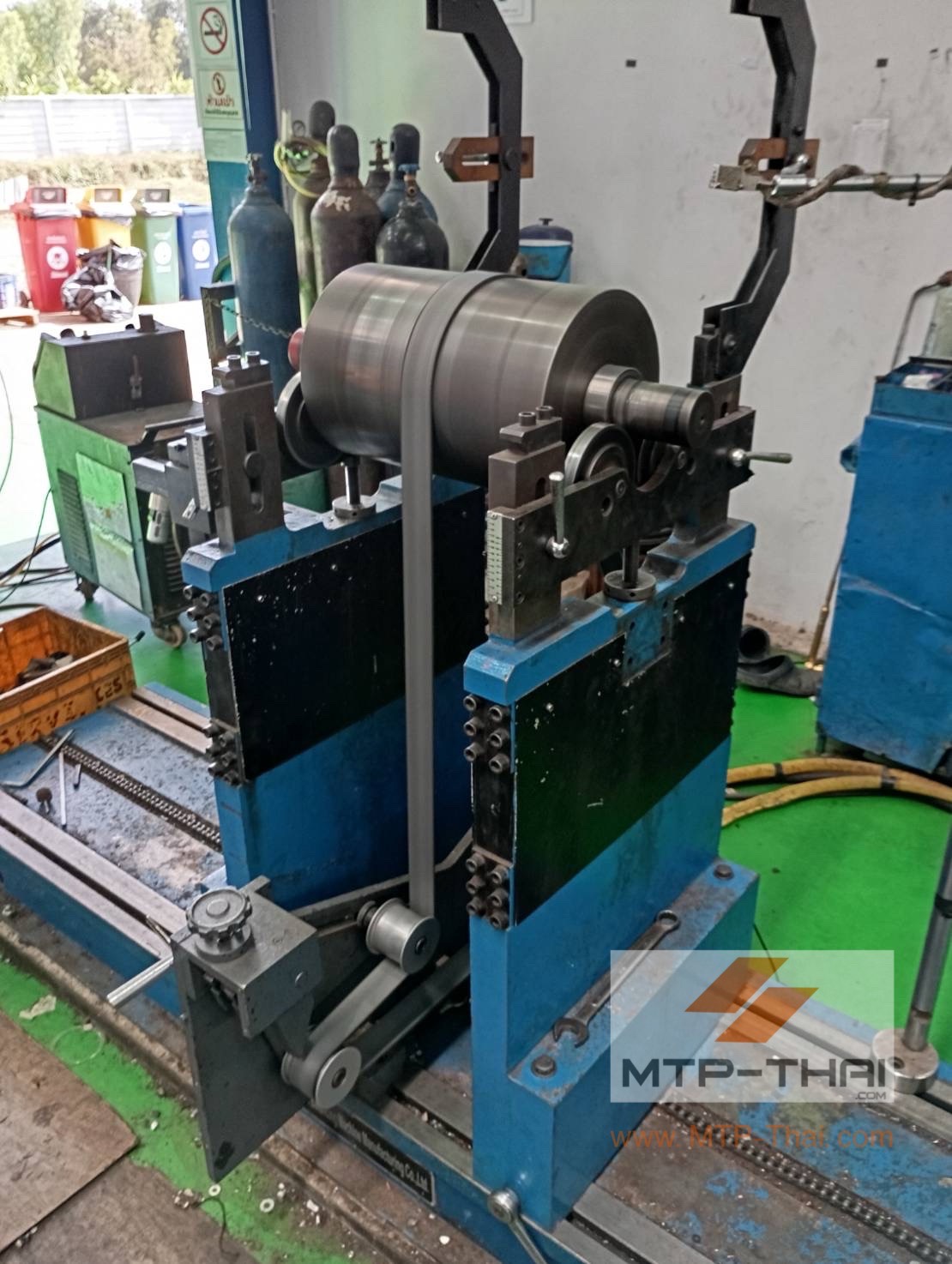เครื่องบาลานซ์ Belt Drive หน้างานขอนแก่น | MTP-Thai เครื่องบาลานซ์ระบบ Belt Drive ขณะทดสอบชิ้นงานโรเตอร์ ในงานแคลิเบรทหน้างานลูกค้ายู-เซอร์วิสเซส ขอนแก่น