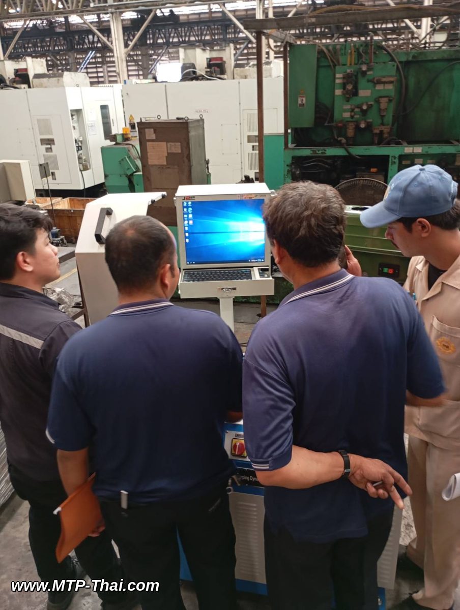อบรมการใช้งานโปรแกรม JP-580B กับทีมของลูกค้า บริษัท เครื่องจักรกลสยาม