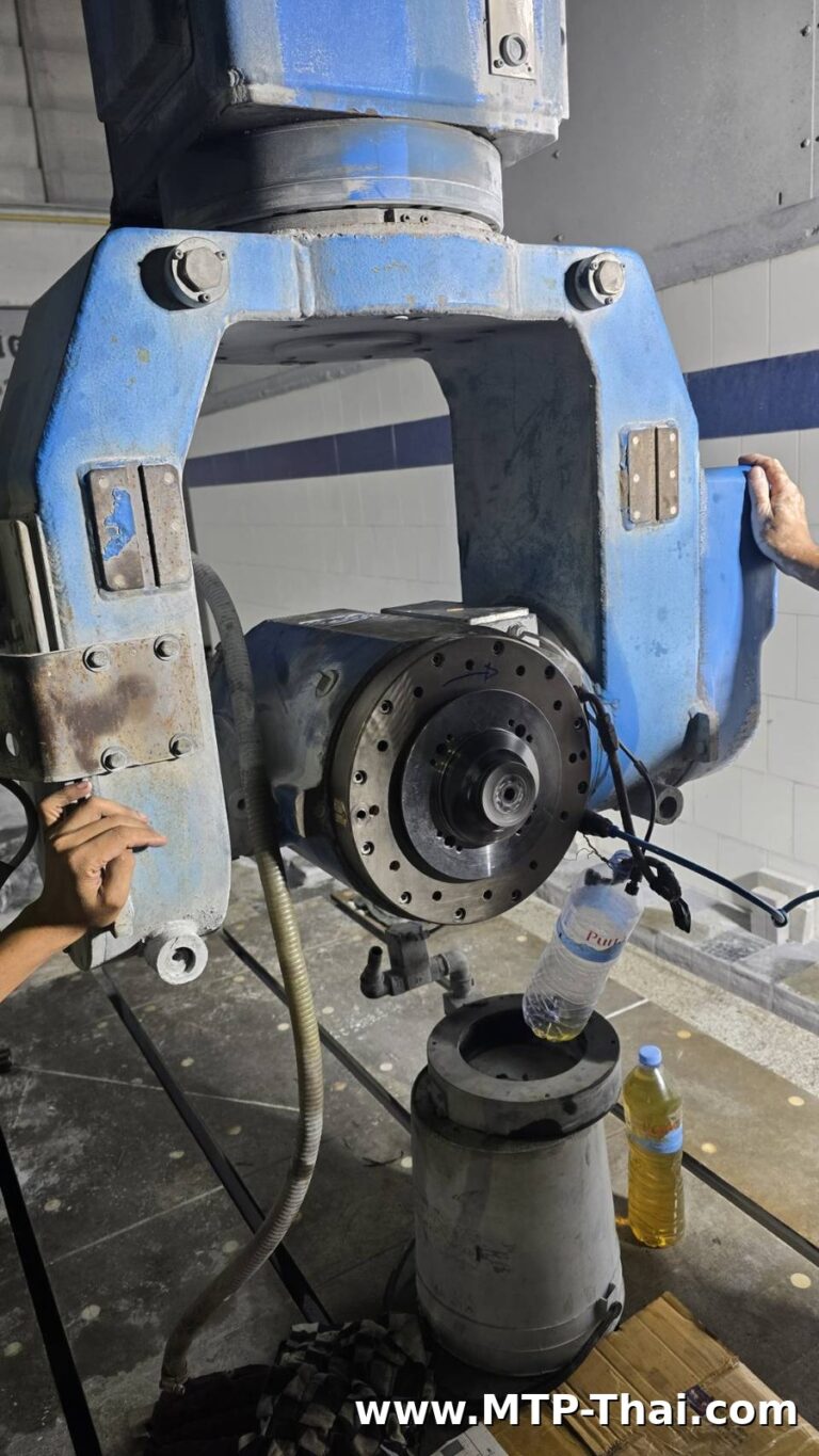 บาลานซ์ Spindle เครื่องเจียรรอบเร็วสูง 8,000 rpm ที่หน้างาน โดยวิศวกรผู้เชี่ยวชาญ มีการทดสอบก่อนส่งมอบ